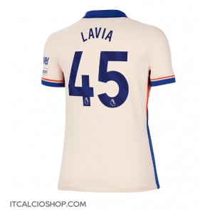 Chelsea Romeo Lavia #45 Seconda Maglia Femmina 2024-25 Manica Corta